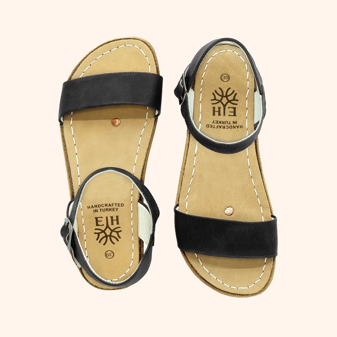 Grounding & Earthing Barefoot Ankle Strap Sandals for Women
