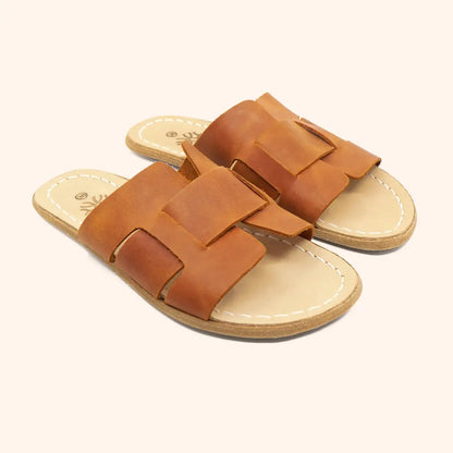 Grounding & Earthing Barefoot Interwoven Slide-In Sandals for Men