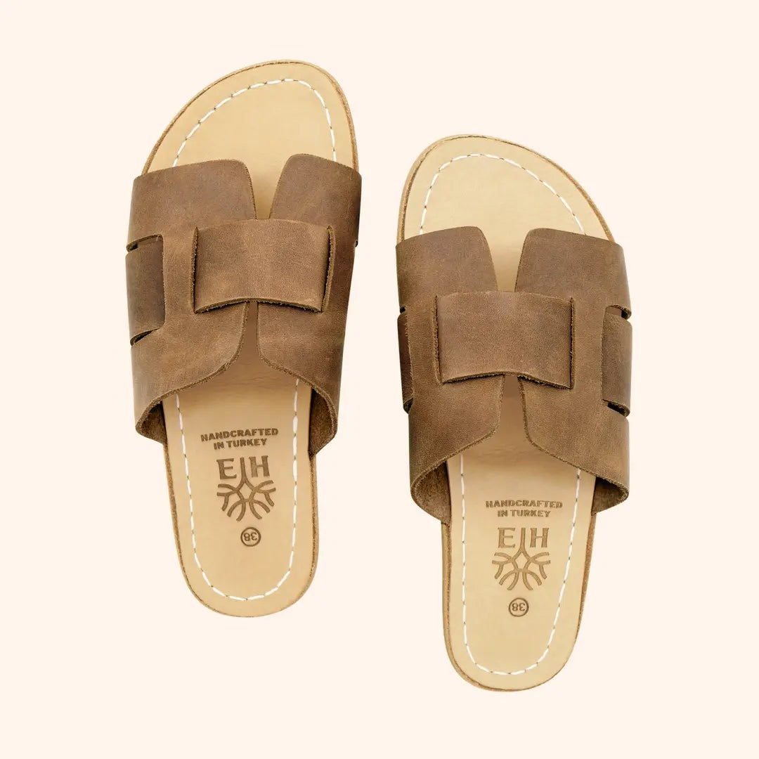 Grounding & Earthing Barefoot Interwoven Slide-In Sandals for Men