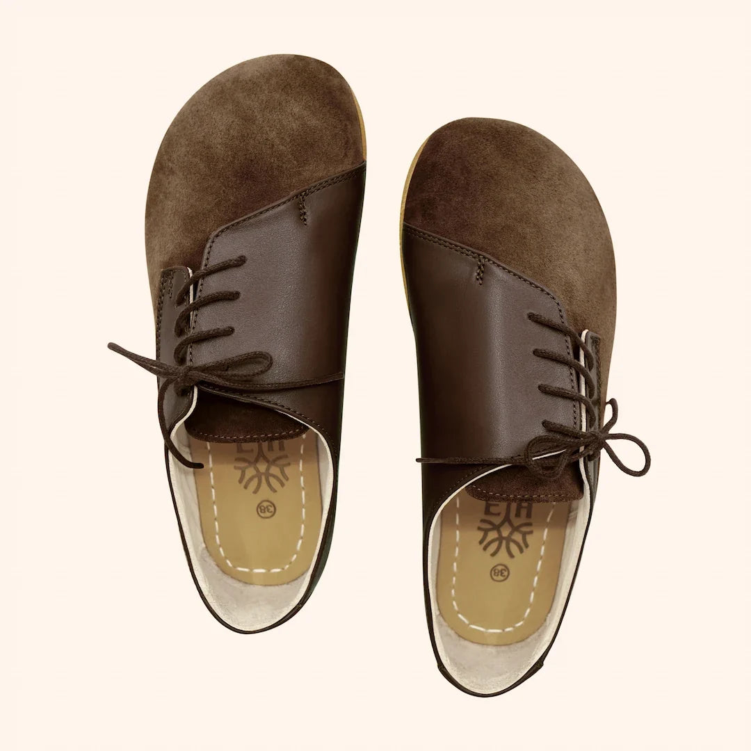 Grounding & Earthing Barefoot Diagonal Lace-Up Shoes for Women