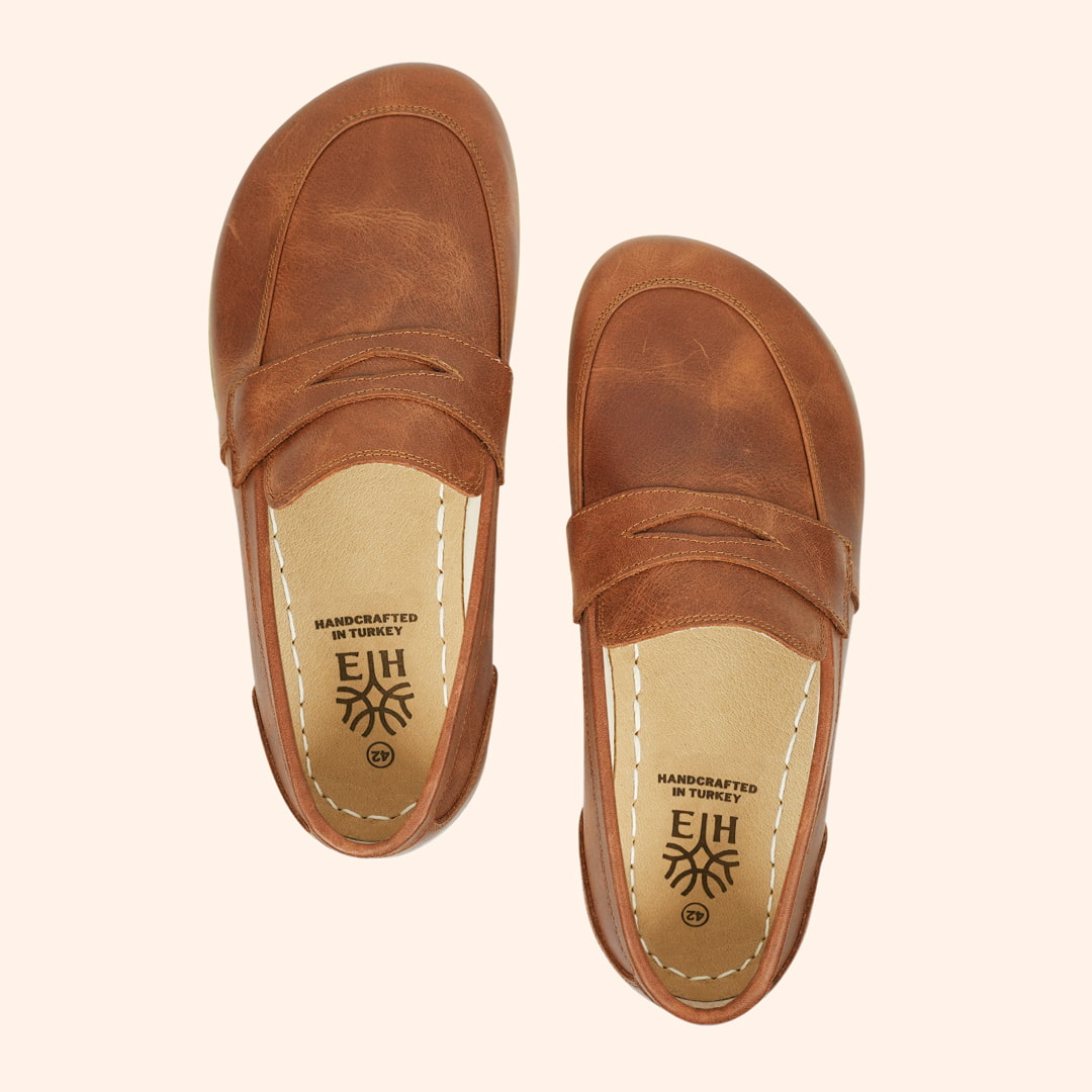 Grounding & Earthing Barefoot Penny Loafers for Women
