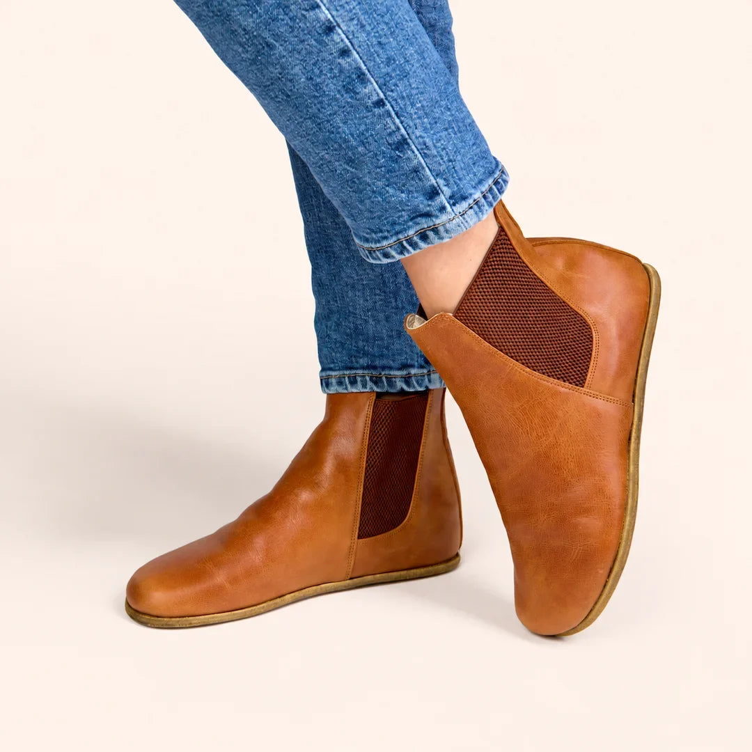 Grounding & Earthing Barefoot Chelsea Boots for Women