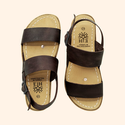 Grounding & Earthing Barefoot Double Strap Sandals for Women