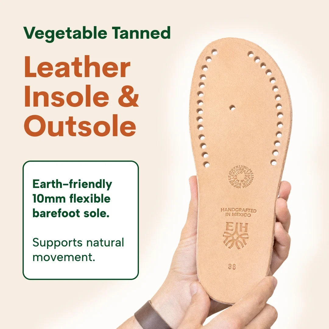Grounding & Earthing Barefoot Huarache Slip-Ons for Men