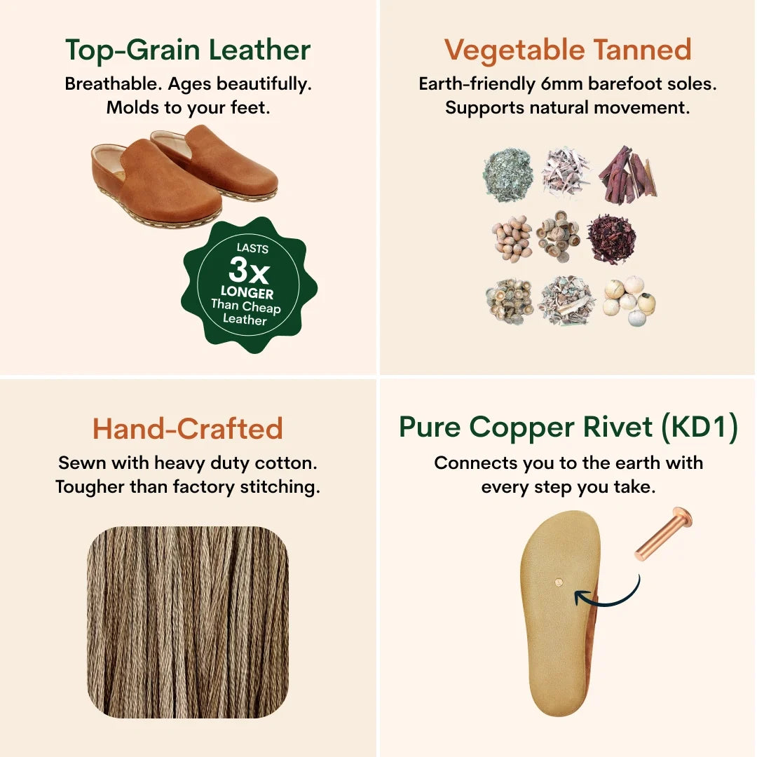 Grounding & Earthing Barefoot Slip-On Shoes for Women