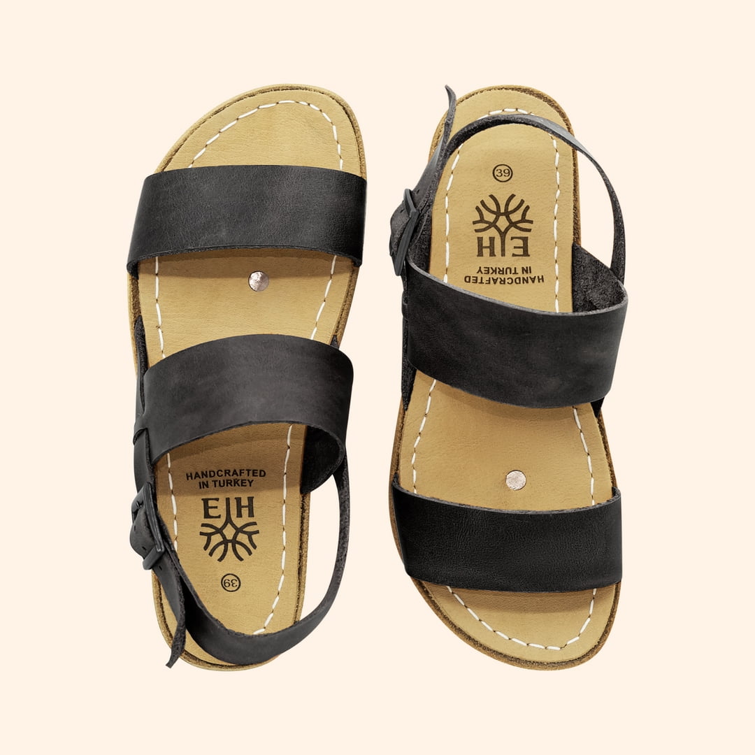 Grounding & Earthing Barefoot Double Strap Sandals for Men