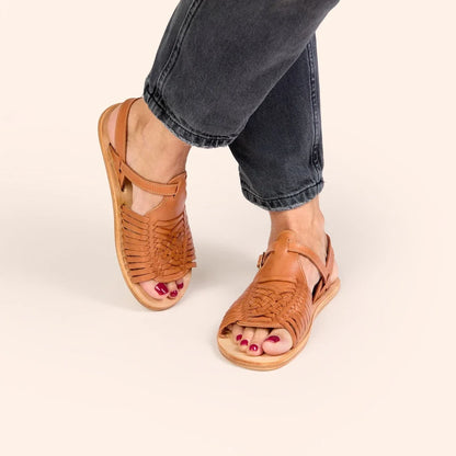 Grounding & Earthing Barefoot Open-Toe Huarache Sandals for Women