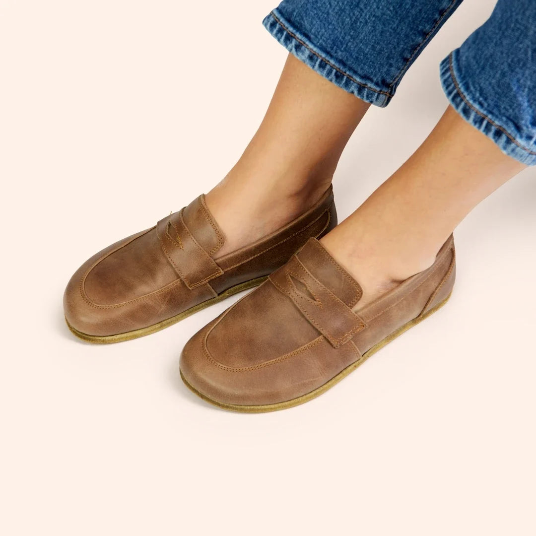 Grounding & Earthing Barefoot Penny Loafers for Women
