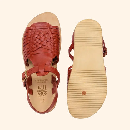 Grounding & Earthing Barefoot Open-Toe Huarache Sandals for Women