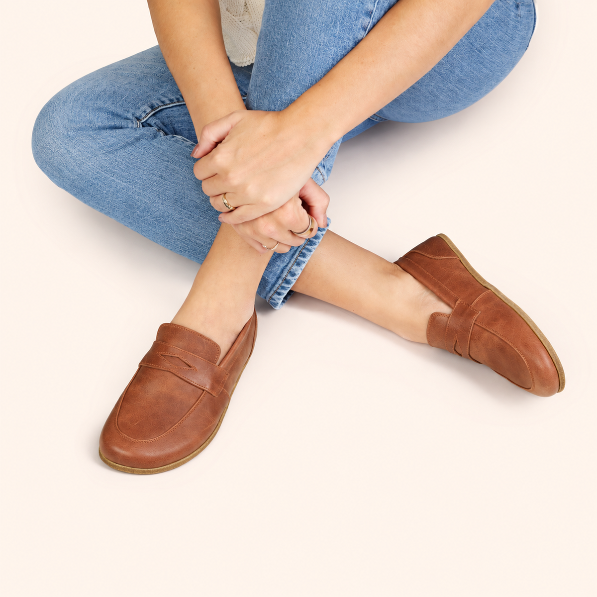 Grounding & Earthing Barefoot Penny Loafers for Women