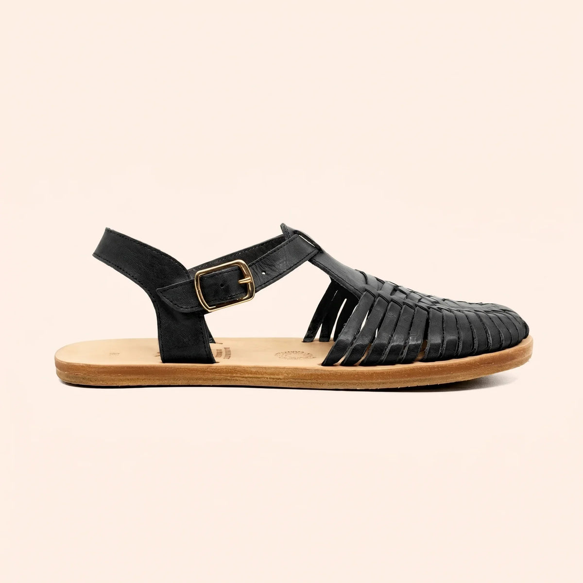 Grounding & Earthing Barefoot Closed-Toe Huarache Sandals for Women