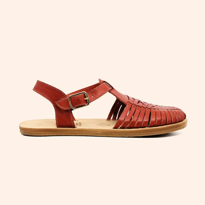 Grounding & Earthing Barefoot Closed-Toe Huarache Sandals for Women