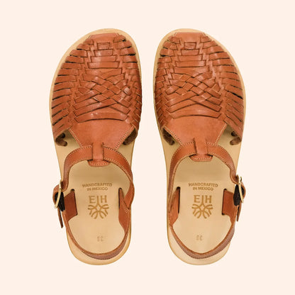 Grounding & Earthing Barefoot Closed-Toe Huarache Sandals for Women
