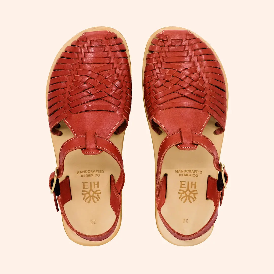 Grounding & Earthing Barefoot Closed-Toe Huarache Sandals for Women