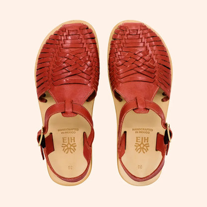 Grounding & Earthing Barefoot Closed-Toe Huarache Sandals for Women