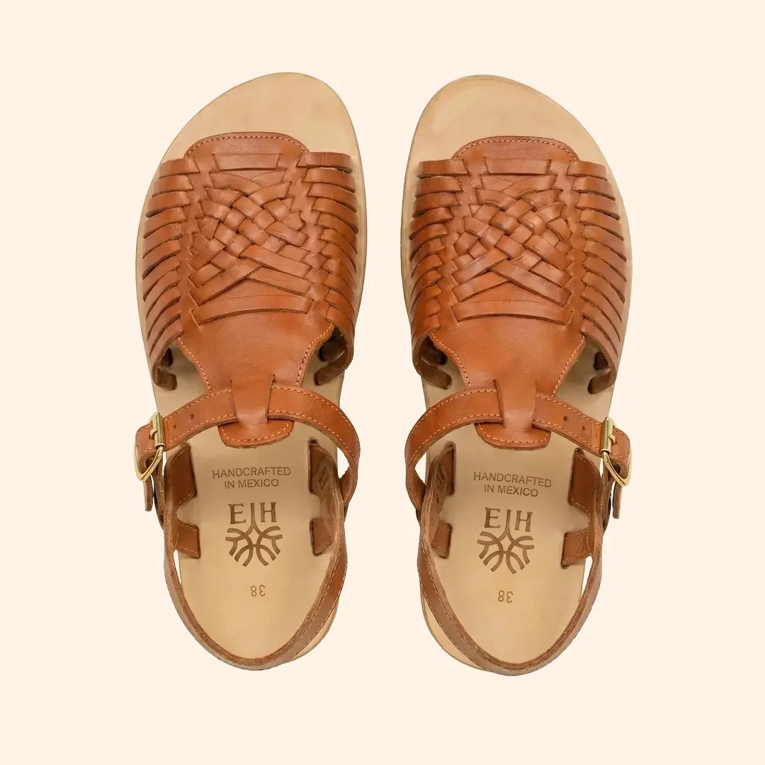 Grounding & Earthing Barefoot Open-Toe Huarache Sandals for Women