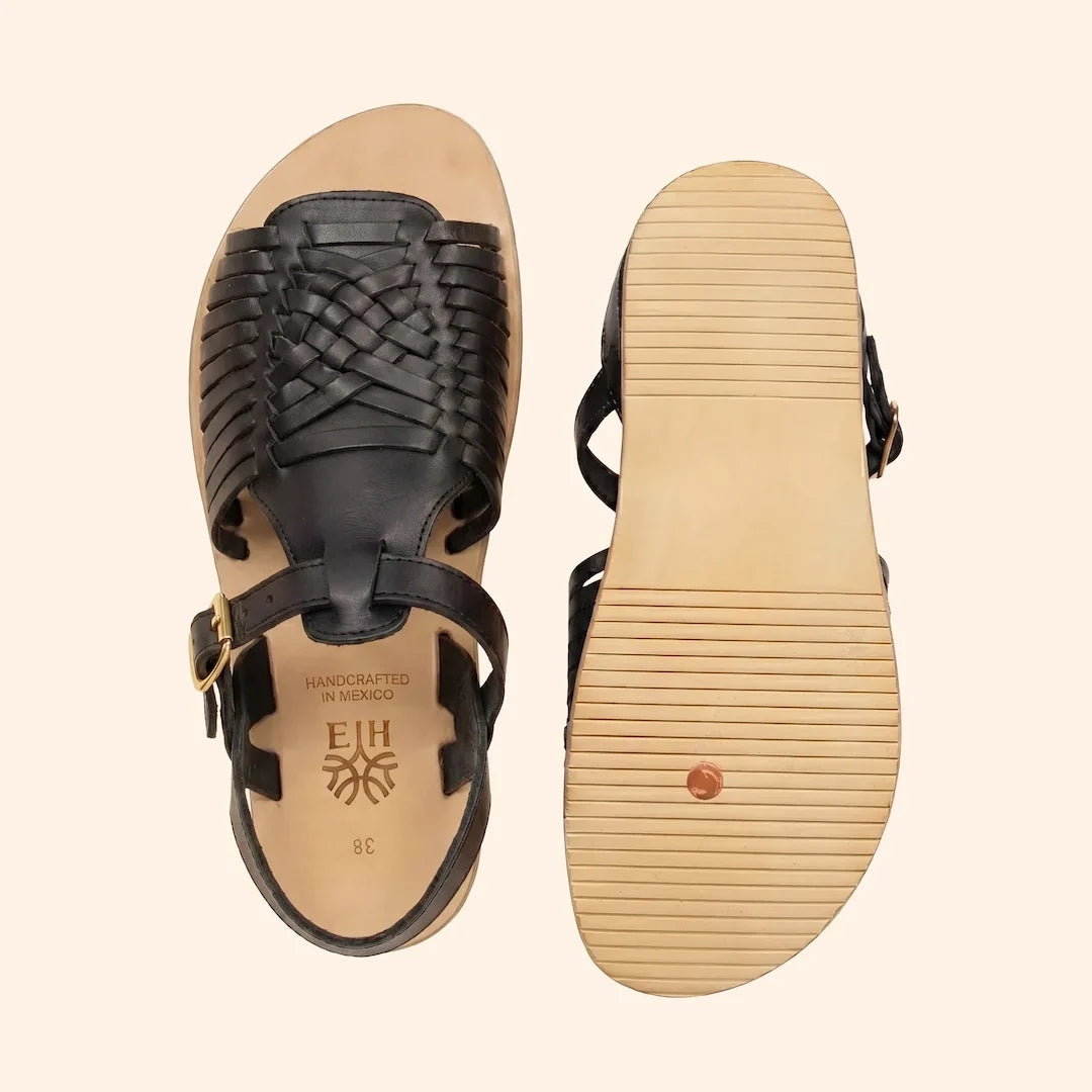 Grounding & Earthing Barefoot Open-Toe Huarache Sandals for Women