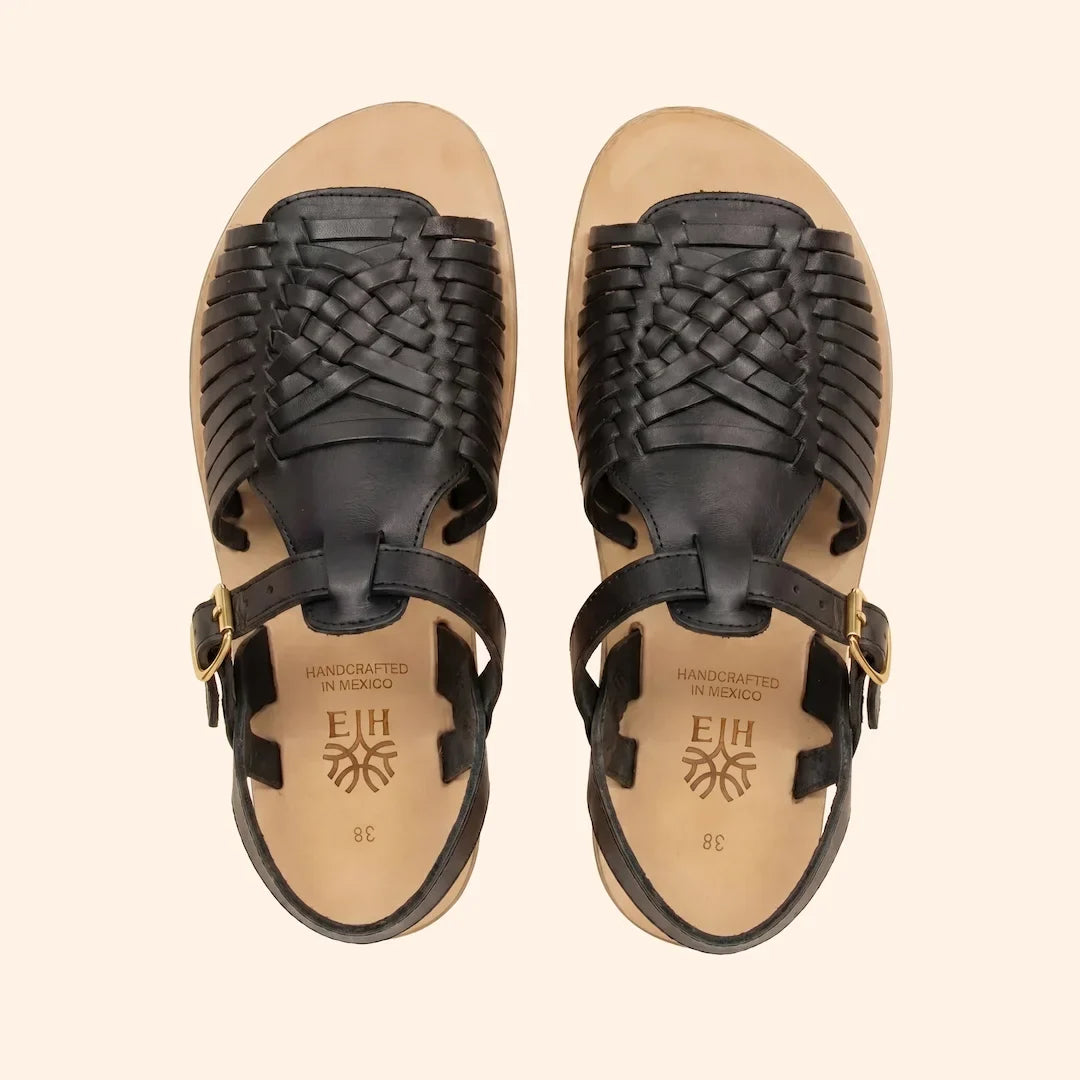 Grounding & Earthing Barefoot Open-Toe Huarache Sandals for Women