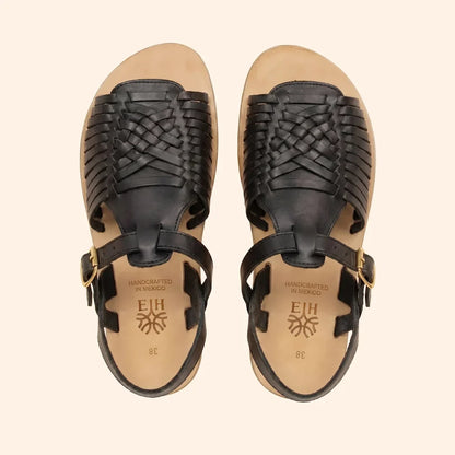Grounding & Earthing Barefoot Open-Toe Huarache Sandals for Women