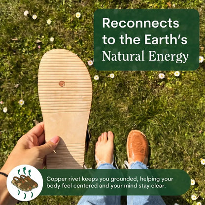 Grounding & Earthing Barefoot Closed-Toe Huarache Sandals for Women