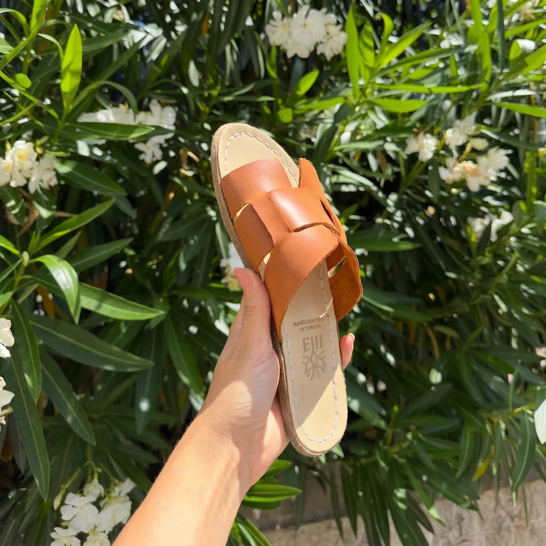 Grounding & Earthing Barefoot Interwoven Slide-In Sandals for Women